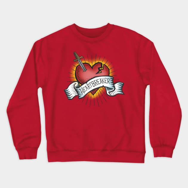 Heartbreaker Crewneck Sweatshirt by LittleBunnySunshine